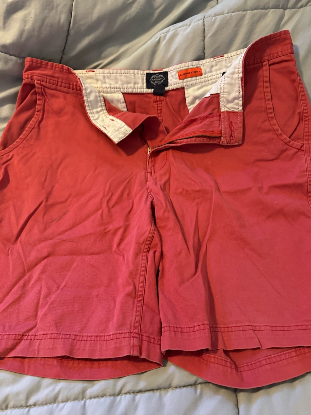 St. John's Bay Coral Flat Front Men’s comfort stretch Shorts